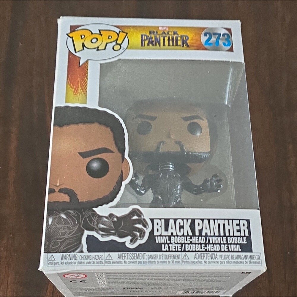 Funko Pop! Vinyl: Marvel Black Panther Vinyl Bobble-Head #273 not mint